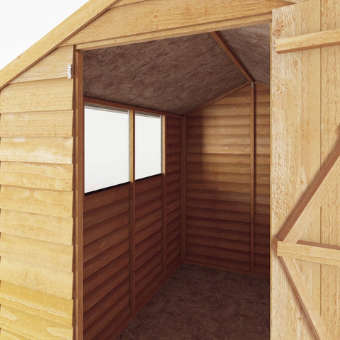 7 x 5 Overlap Apex Shed-Dropship,Eco Friendly,Forest School & Outdoor Garden Equipment,Mercia Garden Products,Sheds,Wellbeing Furniture-Learning SPACE