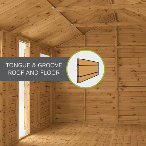 7 x 5 Traditional Double Door Summerhouse, Learning SPACE