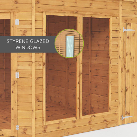 7 x 5 Traditional Double Door Summerhouse, Learning SPACE
