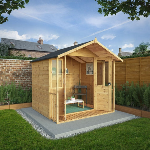 7 x 7 Bournemouth Wooden Summerhouse-Dropship,Eco Friendly,Forest School & Outdoor Garden Equipment,Mercia Garden Products,Sheds,Wellbeing Furniture-Learning SPACE