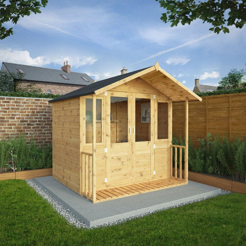 7 x 7 Bournemouth Wooden Summerhouse-Dropship,Eco Friendly,Forest School & Outdoor Garden Equipment,Mercia Garden Products,Sheds,Wellbeing Furniture-Learning SPACE