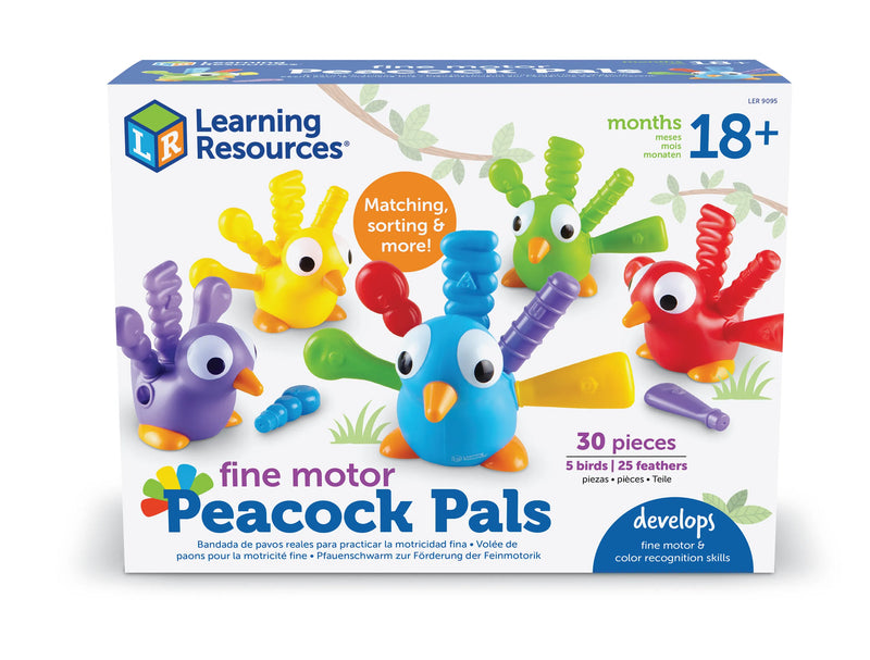 Fine Motor Peacock Pals