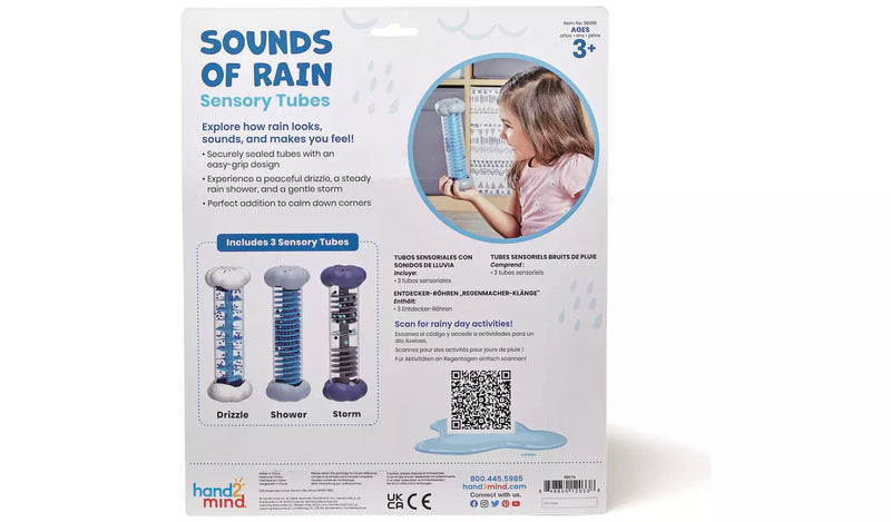 Sounds of Rain Sensory Tubes, Learning SPACE