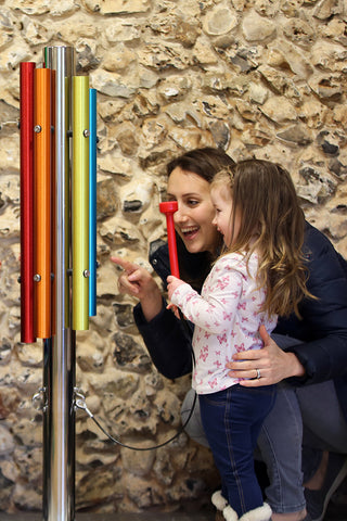 Penta Post Playground Musical Instument - Ground Install