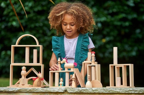Wooden Enchanted Figures Set, Learning SPACE