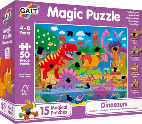 Dinosaurs Magic Puzzle - 50 Piece Jigsaw Puzzle