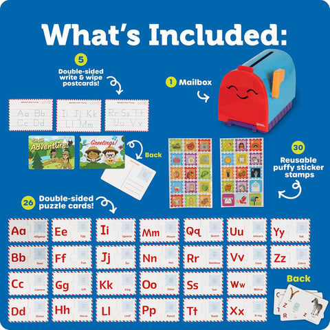 Alphabet Learning Mailbox Puzzle Game, Learning SPACE