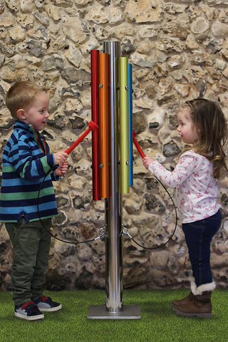Penta Post Playground Musical Instument - Ground Install