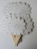 Make Your own Lollipop Flower Fan. Pack of 10