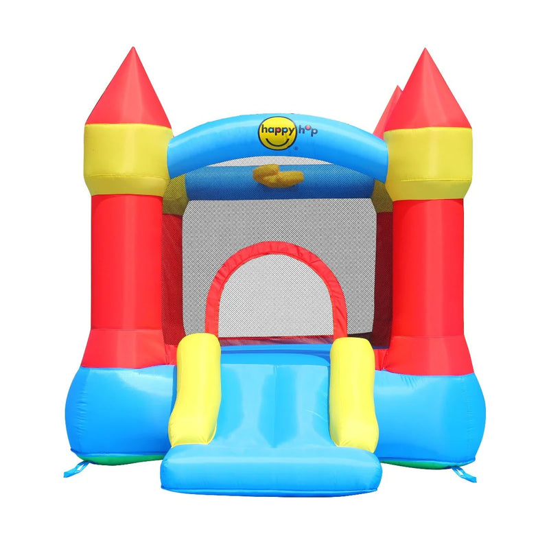 Happy Hop Castle Bouncer with Slide and Hoop, Pool, Water & Sand Toys Learning SPACE