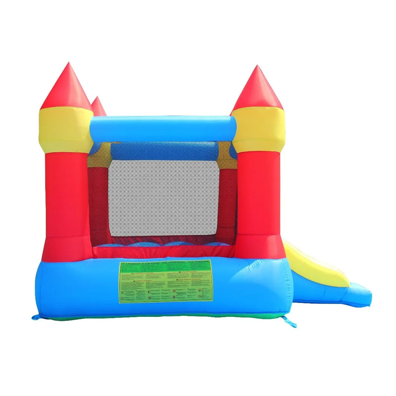 Happy Hop Castle Bouncer with Slide and Hoop, Pool, Water & Sand Toys Learning SPACE