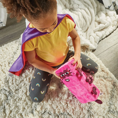 Numberblocks™ Sing-Along Superhero Eight Plush, Learning SPACE