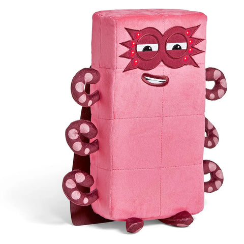 Numberblocks™ Sing-Along Superhero Eight Plush, Learning SPACE