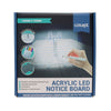 Acrylic LED Message Board - 150 x 150mm, Learning SPACE