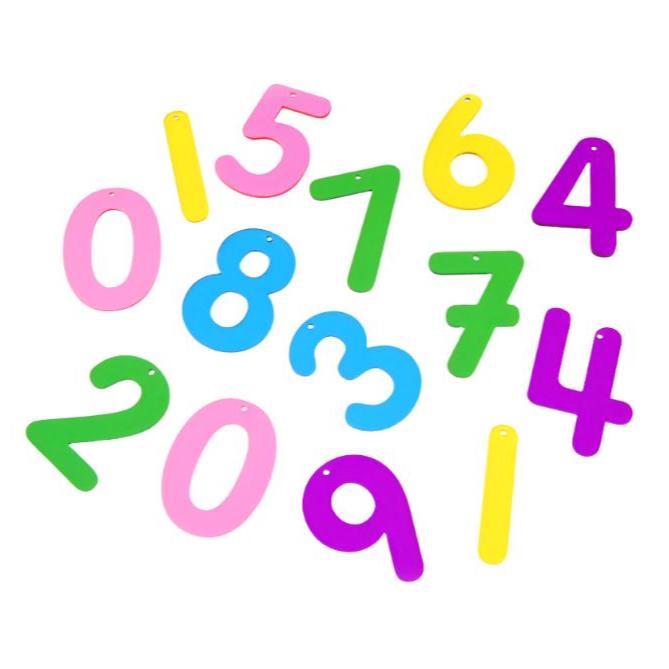 Acrylic Numbers 0-10 small 7Cm - For Use with Light Panels, Learning SPACE