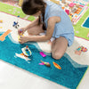 Activity 3D Textured Theme Play Rug, Learning SPACE