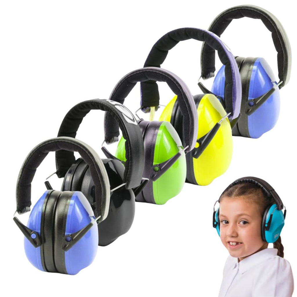 Adjustable Ear Defenders Pack of 5 - Class Pack-Calming & Anxiety,Featured,Noise Reduction,Playlearn,Primary Travel Games & Toys,SCOTEXCEL,Sensory,Sensory Processing Disorder,Sensory Seeking,Sound,Teenage & Adult Sensory Gifts-Assorted Colours-EARDMCX5-Learning SPACE