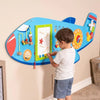 Aeroplane Activity Wall Panel Toy-Additional Need,Dropship,Fine Motor Skills,Gifts For 1 Year Olds,Helps With,Maths,Nursery,Primary Maths,SCOTEXCEL,sensory activity,Sensory Wall Panels & Accessories,Shape & Space & Measure,Sound,Stock,Strength & Co-Ordination,Tactile Toys & Books,Tracking & Bead Frames,Viga Activity Wall Panel-Learning SPACE