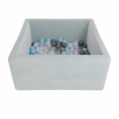 Airpool Box - Ball Pool-AllSensory,Baby Sensory Toys,Baby Soft Play and Mirrors,Ball Pits,Down Syndrome,Gifts For 1 Year Olds,Gifts For 2-3 Years Old,Gifts For 6-12 Months Old,Movement Breaks,Playmats & Baby Gyms,Soft Play Sets-Grey-LSPOOLSQG-Learning SPACE