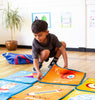 Alphabet 26 Mini Placement Carpets with Holdall, Learning SPACE