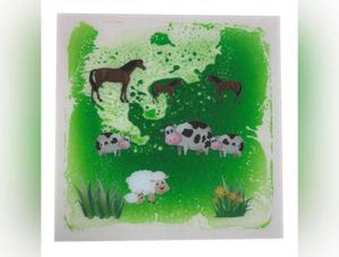 Animal Themed Liquid Floor Tiles Set of 4 - 30cm-Arts & Crafts-AllSensory,Calming & Anxiety,Chill Out Area,Eco Friendly,Helps With,Lumina,Nature Sensory Room,Playlearn,SCOTEXCEL,Sensory Floor Tiles,Sensory Flooring,Sensory Processing Disorder,Sensory Seeking,Visual Sensory Toys-Learning SPACE