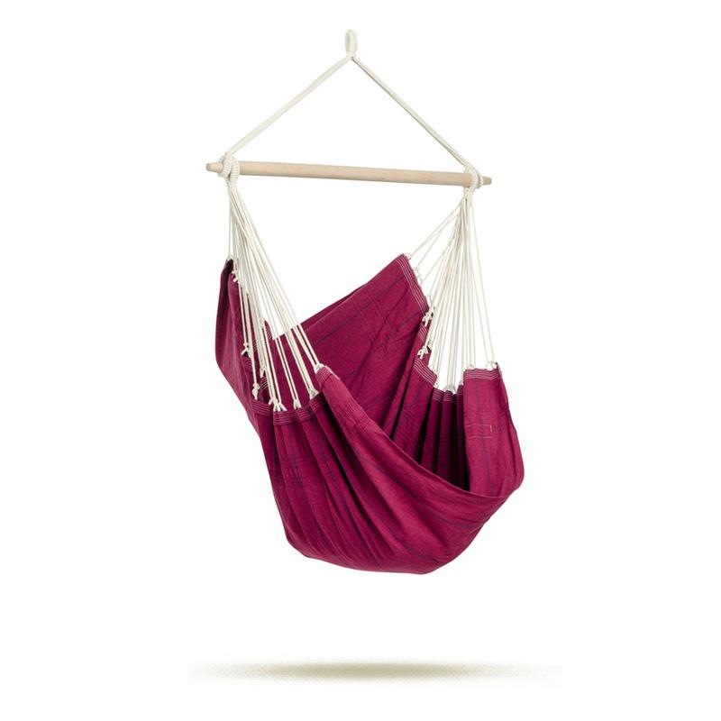 Artista Vino Hammock Hanging Chair-Hammock Chair-Amazonas,Cotton,Hammock chair,Hanging Chair,Indoor,Large,Red,Single-Learning SPACE