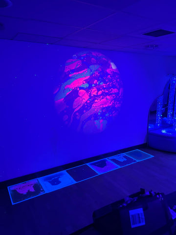 Aura Portable Projector (Includes 1x 6" Magnetic Liquid A Wheel)-[OPTI] Kinetics,AllSensory,Autism,Calming & Anxiety,Calming and Relaxation,Chill Out Area,excell2,Helps With,Mindfulness,Neuro Diversity,PSHE,Sensory Projectors,Sensory Seeking,Stock,Stress Relief,Teenage Projectors,Visual Sensory Toys-Learning SPACE