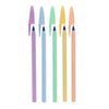 Bic Cristal Pastel Ballpoint Pens Pack 5 - Blue Ink
