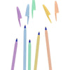 Bic Cristal Pastel Ballpoint Pens Pack 5 - Blue Ink