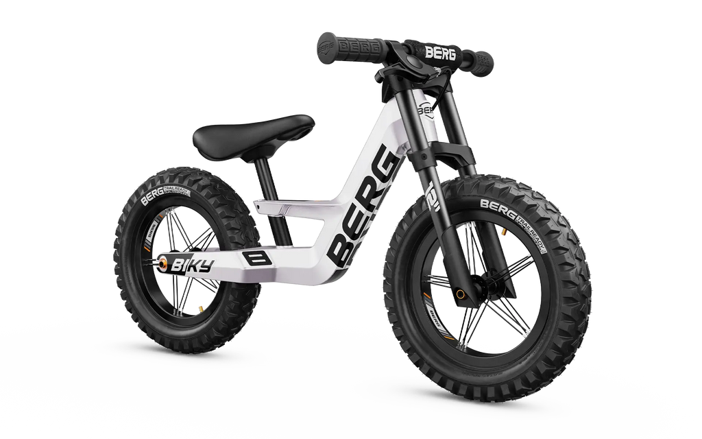 BERG Biky Cross With Handbrake-Baby Ride On's & Trikes,Berg Toys,Ride & Scoot,Ride On's. Bikes & Trikes-White-24.74.74.00-Learning SPACE