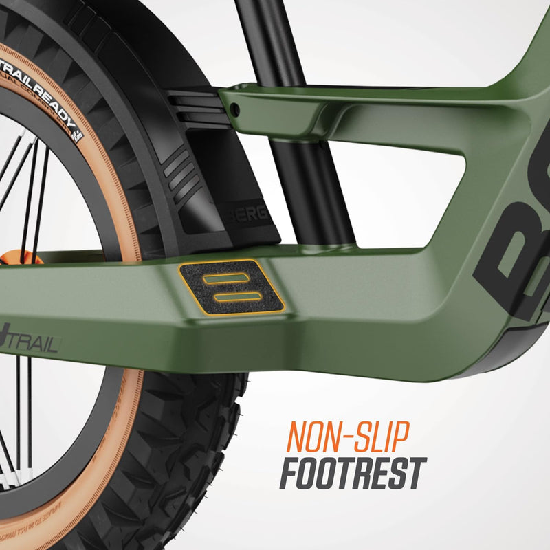 BERG Biky Trail Green With Handbrake, Learning SPACE