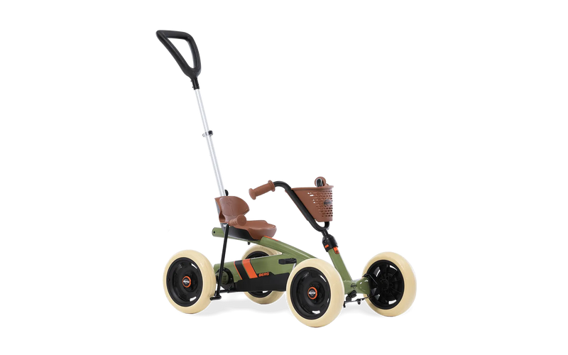 BERG Buzzy Retro Green 2-in-1 Go-Kart, Learning SPACE