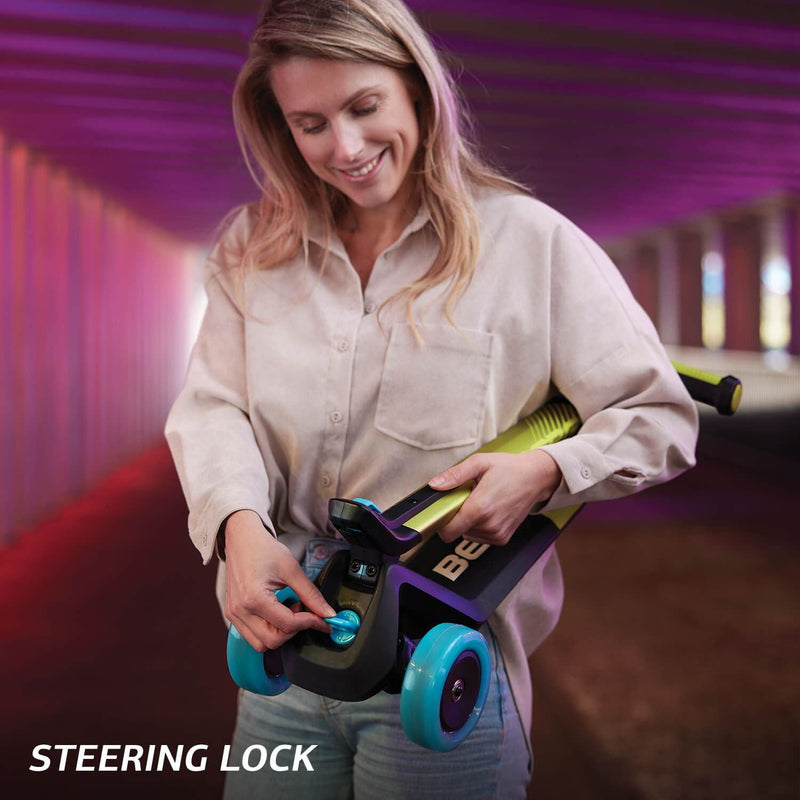 BERG Nexo Foldable Lights 3 Wheeled Scooter, Learning SPACE