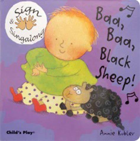 Baa Baa Black Sheep Signalong (Board Book)-Additional Need,Baby Books & Posters,Childs Play,Deaf & Hard of Hearing,Early Years Books & Posters,Early Years Literacy,Nursery,Specialised Books,Tactile Toys & Books-Learning SPACE