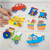 Baby Puzzles - Transport-2-12 Piece Jigsaw,Cars & Transport,Down Syndrome,Galt,Games & Toys,Gifts For 2-3 Years Old,Imaginative Play,Stock-Learning SPACE
