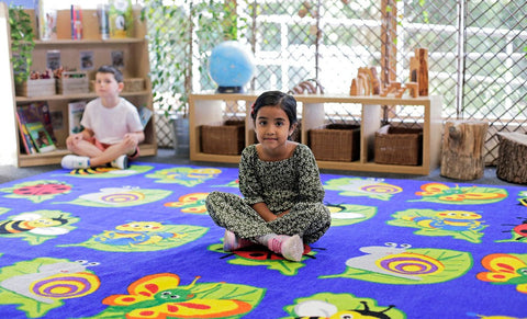 Back to Nature™ Square Bug 3x3m Carpet, Learning SPACE
