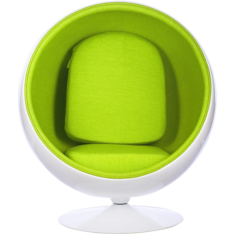 Ball Globe Chair with Cashmere-Blend Upholstery