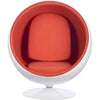 Ball Globe Chair with Cashmere-Blend Upholstery