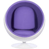 Ball Globe Chair with Cashmere-Blend Upholstery