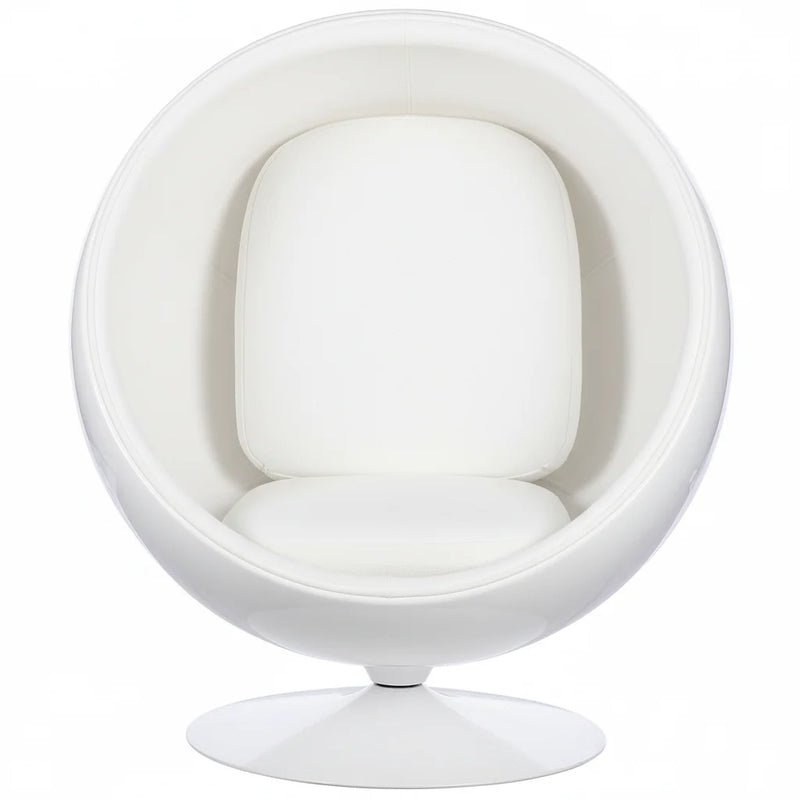 Ball Globe Chair with Cashmere-Blend Upholstery