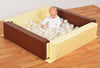 Ball Pit for Toddlers-AllSensory,Baby Sensory Toys,Ball Pits,Down Syndrome,Dropship,Gifts For 1 Year Olds,Gifts For 2-3 Years Old,Matrix Group,Movement Breaks,Playmats & Baby Gyms,Soft Play Sets-Brown/Cream-PRTT149BRC-Learning SPACE