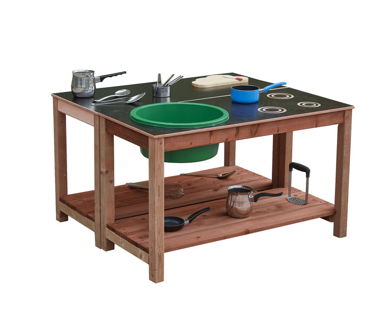 Bargain Longlast Mud Pie Kitchen & Table (2Pk-(H)60cm), Learning SPACE