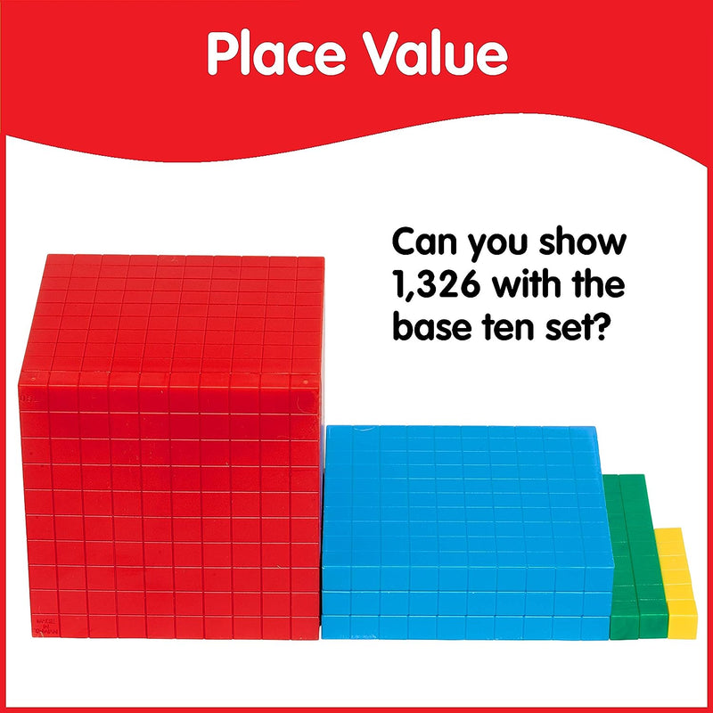 Base 10 – Four Colour Set (121 Pieces), Learning SPACE