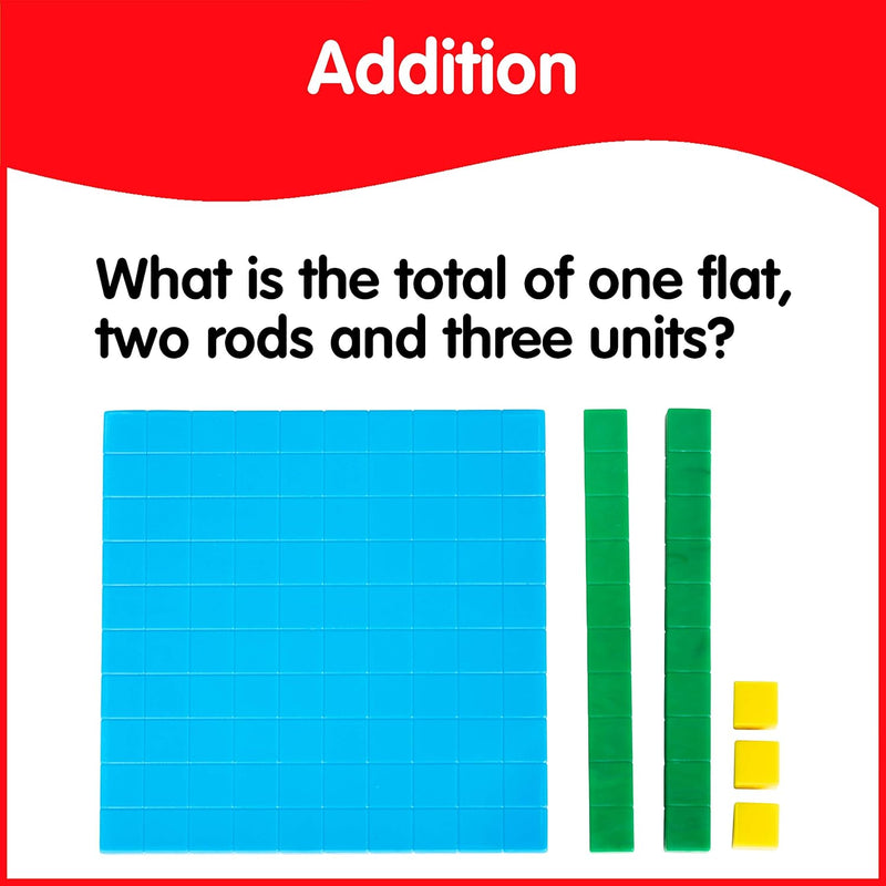 Base 10 – Four Colour Set (121 Pieces), Learning SPACE