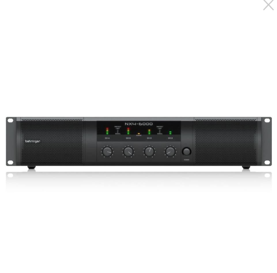 Behringer NX4-6000 Power Amplifier, Learning SPACE