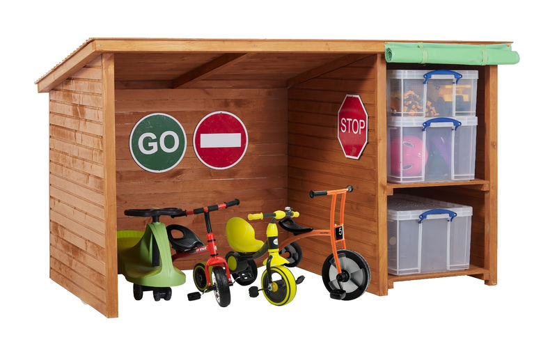 Bike Shed With Storage, Learning SPACE