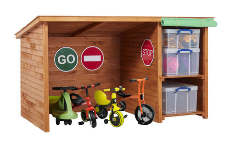 Bike Shed With Storage, Learning SPACE