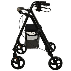 MobiQuip Aluminium Rollator, Including VAT Black Learning SPACE