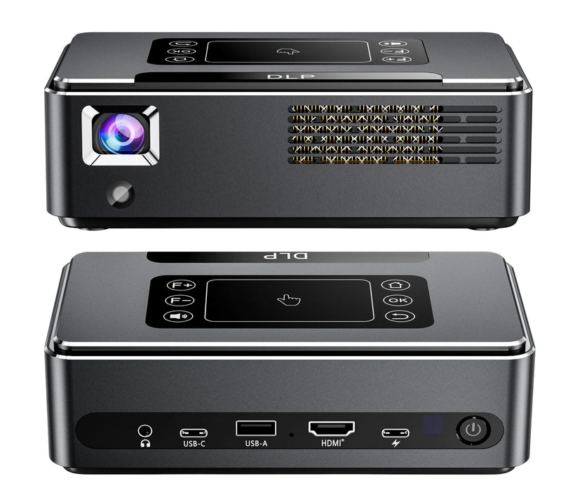 Pico Genie Impact 4.0 Plus 1080p DLP LED Ultra Portable Projector, Learning SPACE