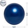 Bouncyband® Balance Ball No-Roll Weighted Seat, Learning SPACE